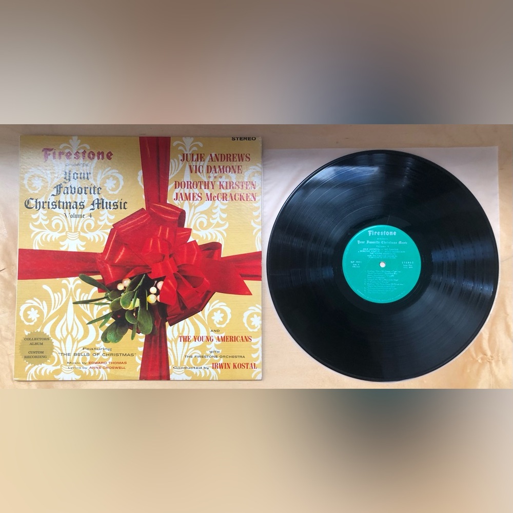 Firestone Presents Your Favorite Christmas Music Volume 4 Vinyl Julie Andrews